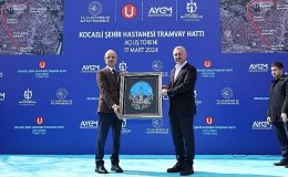 Şehir Hastanesi Tramvay Hattı törenle açıldı
